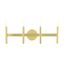 Copenhagen Satin Brass 4-Light ADA Compliant Vanity Sconce