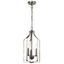 Morrigan 21" Brushed Nickel 3-Light Foyer Pendant