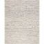 Elegant Geometric Gray Wool 8' x 10' Handwoven Area Rug