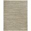 Coastal Charm Black and Gold Cotton 8' x 10' Handwoven Rug