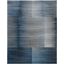 Galaxy Blue and Navy 8' x 10' Abstract Area Rug