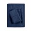 Navy Full Cotton Percale Sheet Set