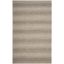 Marbella Brown Stripe 6' x 9' Handmade Viscose Area Rug