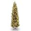 Slim Carolina Pine 6.5' Green Artificial Christmas Tree with Clear Lights