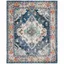 Bohemian Bliss Navy & Light Blue Synthetic Area Rug - 11' x 15'