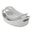 Light Sea Salt Gray Ceramic Oval Baker Set, 2-Piece