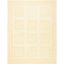 Ivory and Yellow Hand-Tufted Wool Area Rug, 6' x 9'