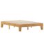 Evelyn Natural Pine Full Platform Bed with Slats