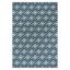 Coastal Charm Blue Synthetic 20"x43" Easy-Care Outdoor Rug