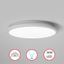 Sleek White Aluminum 16" LED Ceiling Light for Indoor/Outdoor