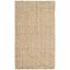 Ivory Natural Hand-Woven Jute & Sisal 3' x 5' Area Rug