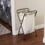 Bronze Collapsible Rolling Laundry Hamper with Canvas Bag