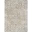 Beige Medallion Power-Loomed Washable Rectangular Area Rug