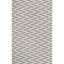 Ivory and Silver Geometric Wool 6' x 9' Area Rug