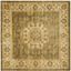 Ivory Elegance 95'' Square Hand-Tufted Wool Area Rug