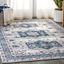 Modern Vintage Moroccan 4'x6' Gray Reversible Synthetic Rug