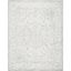 Ivory and Charcoal Hand-Tufted Wool 8' x 10' Rug