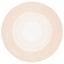 Handwoven Ivory Round Braided 3' Area Rug - Easy Care & Reversible