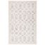 Beige Hand-Tufted Wool and Viscose Area Rug 4' x 6'