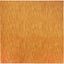 Sunburst Square 5' Easy-Care Outdoor Rug in Vivacious Orange