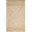 Hand Woven Natural Jute 5' x 8' Area Rug with Non-Slip Backing