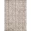 Cream Chevron Shag Synthetic Area Rug