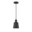 Matte Black Glass Mini Pendant Light for Indoor/Outdoor Use