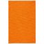 Handmade Orange Wool and Cotton Flat Woven Rug, 4' x 6'