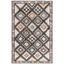 Hand-Knotted Gray Wool Shag Area Rug - 5' x 8'