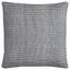 22" Indigo and Natural Cotton Canvas Square Throw Pillow