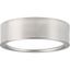 Brushed Nickel 9" LED Flush Mount Ceiling Light with Acrylic Shade