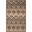 Kenya Hand-Knotted Black and Beige Wool Area Rug