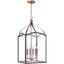 Clarendon Bronze 6-Light LED Pendant with Clear Glass