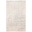 Beige and Slate Abstract Rectangular Area Rug, 5' x 7'