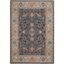 Madison Navy and Cream Rectangular Cotton Area Rug