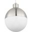 Classic Globe Brushed Nickel 9.75" LED Pendant Light