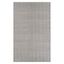 Gray Herringbone Handwoven Cotton 4' x 6' Rug