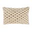 Natural Tufted Diamond Pattern Rectangle Throw Pillow