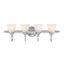 Brunswick Chrome 4-Light Traditional Bathroom Vanity Fixture