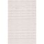 Ivory Flat Woven Wool Rectangular Area Rug