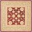 Anatolia Luxe Hand-Tufted Wool Red/Moss Square Area Rug