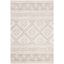 Grey and Ivory Wool Hand-Tufted 4' x 6' Area Rug