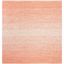 Montauk Ivory and Orange Handwoven Cotton Area Rug