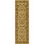 Ivory and Rust Hand-Tufted Wool Runner Rug