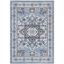 Charleston Blue and Grey 8' x 10' Synthetic Area Rug