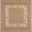 Safavieh Courtyard 7' Square Brown/Natural Indoor/Outdoor Area Rug