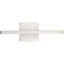 16" Brushed Nickel Dimmable LED Vanity Light with Acrylic Lens