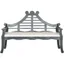 Azusa Ash Gray and Beige Transitional Outdoor Bench