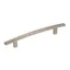 Polished Nickel Modern Arch Cabinet Drawer Pull with Mounting Hardware