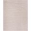 Reversible Off-White Handmade Wool-Cotton 8' x 10' Area Rug